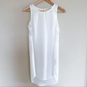 Monk & Lou White Sleeveless Dress